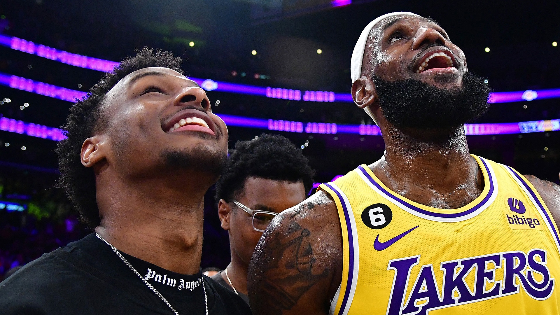 Bronny James joins LeBron with Lakers as father-son duo makes NBA history